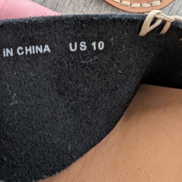 Soludos Braided Slide Sandal Size 10 Black and White leather - Picture 9 of 9